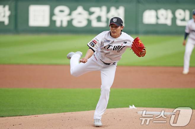 KT 위즈 투수 한차현. ⓒ 뉴스1 이승배 기자