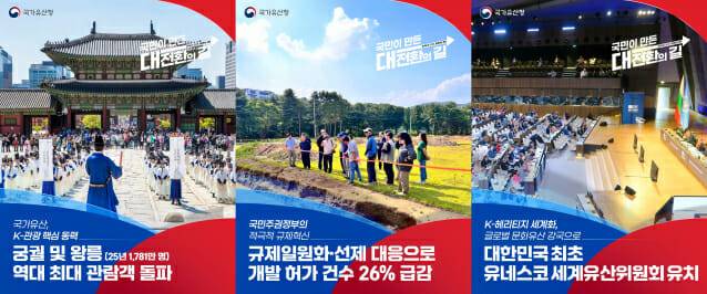 국가유산청, 정부 출범 1년 성과 발표.
