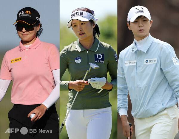 'US여자오픈 전초전' 격인 2026년 미국여자프로골프(LPGA) 투어 숍라이트 LPGA에 출전한 전인지, 이정은6 프로(사진제공=ⓒAFPBBNews = News1). 박성현 프로(사진제공=KLPGA) (사진을 무단으로 사용하지 마십시오.)
