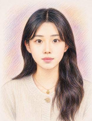 유족이 공개한 광주 여고생 살인 사건 피해자 고(故) 이채원(17)양의 생전 모습을 담은 초상화. 유가족 제공