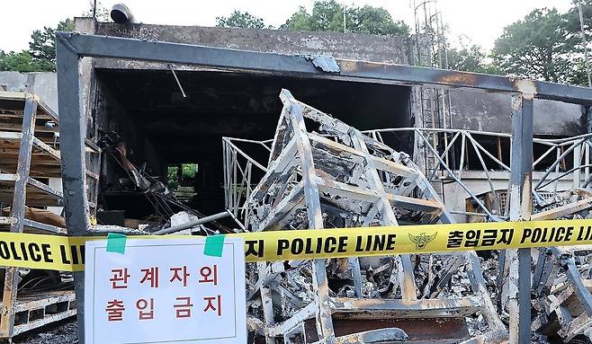 폭발 사고 발생한 한화에어로스페이스 대전사업장. 연합뉴스