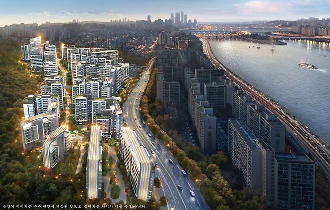 써밋 더힐 석경 조감도.(사진제공=대우건설)