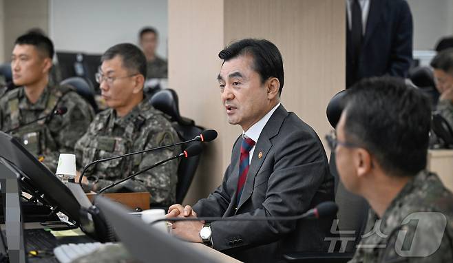 안규백 국방부장관. (국방부 제공, 재판매 및 DB 금지) 2026.4.24 ⓒ 뉴스1 김진환 기자
