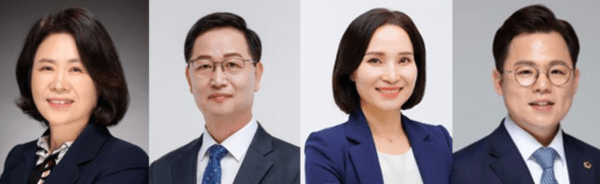 (왼쩍부터)최명진·채신덕·신명순·김철환 경기도의원(김포) 당선자