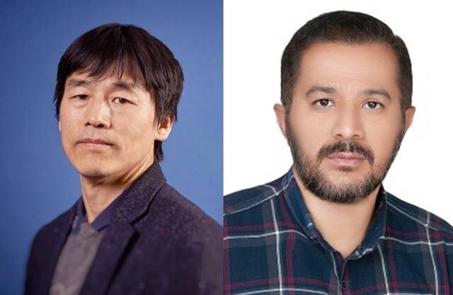 박노정 교수(좌측)과 에스마일 타기자데 시사크트 박사 (제공: UNIST)