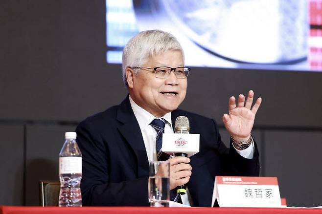 웨이저자 TSMC 회장(사진=AFP)