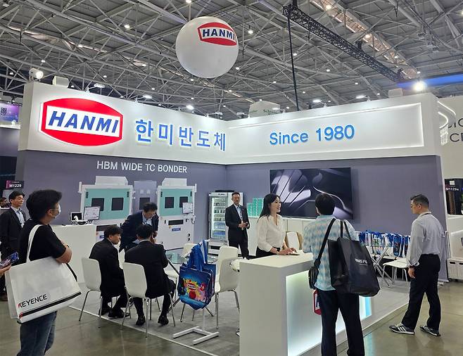 한미반도체가 2026컴퓨텍스 전시회에 부스를 마련했다. /한미반도체 제공