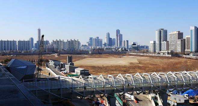 서울 용산국제업무지구 부지 전경. 연합뉴스