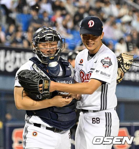 양의지와 최민석. / OSEN DB
