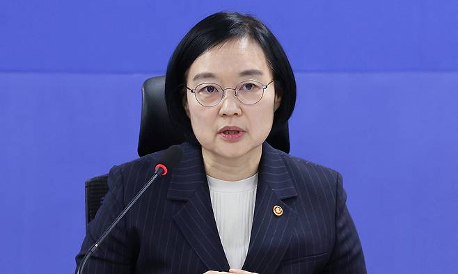 이재명 대통령은 7일 한성숙 중소벤처기업부 장관을 총리후보자로 지명했다고 밝혔다. 사진은 한성숙 중소벤처기업부 장관. 뉴스1