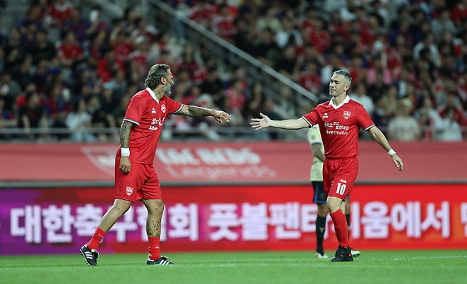 서울월드컵경기장/ 2026 CHAMPIONS IMPACT IN SEOUL/ Luis Garcia(루이스 가르시아) 득점 후 골 세레머니. FA포토