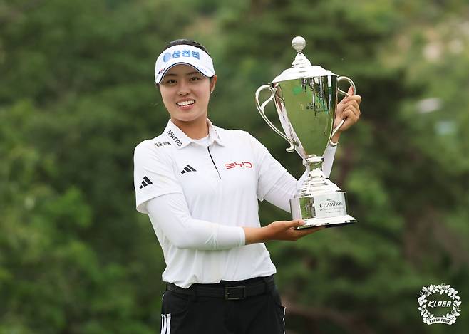 7일 셀트리온 퀸즈 마스터스에서 우승한 서교림. 사진=KLPGA 제공