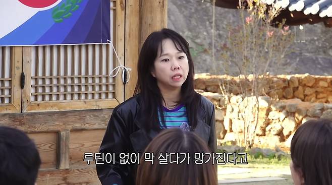 홍현희가 식습관 개선 캠프를 진행하며 생활 습관 변화의 중요성을 설명하고 있다. 유튜브 채널 ‘홍현희 제이쓴의 홍쓴TV’ 캡처
