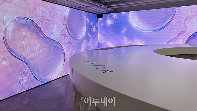 11일 서울 성수동 사핀 론칭 팝업스토어 내부.(사진=연희진 기자)
