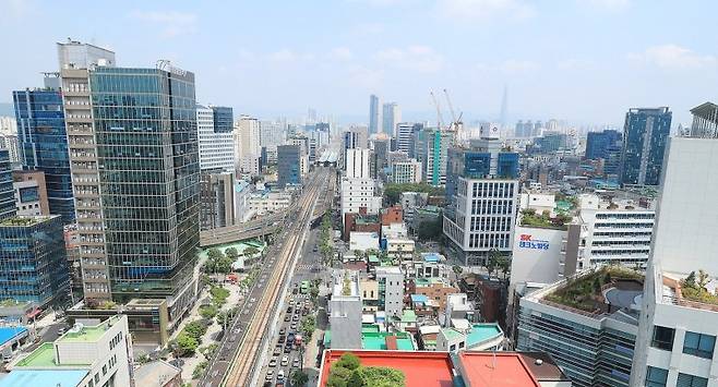 서울의 한 업무밀집지역. 뉴시스