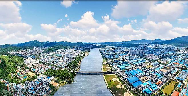 반도체 등 IT 관련 생산부품 시설이 밀집한 구미국가산업단지./경북매일신문DB