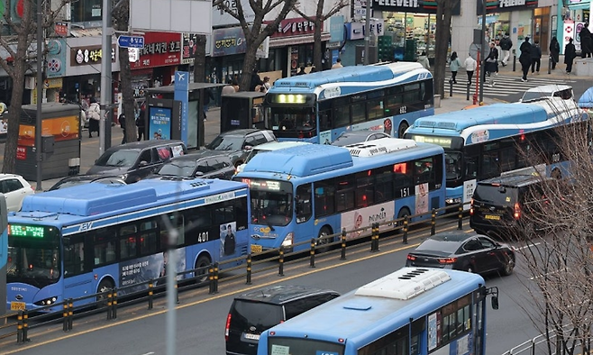 서울 버스. 연합뉴스
