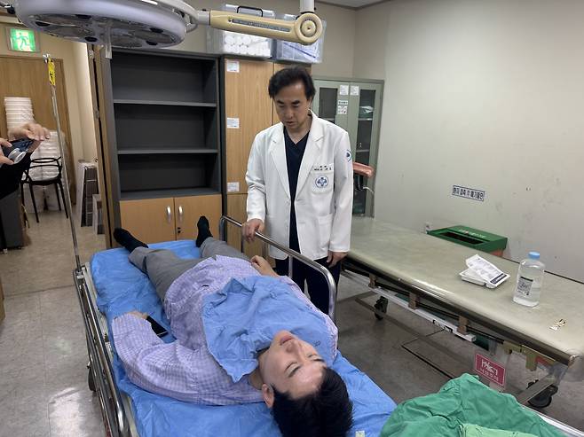 “음료 테러” 주장 후 병원 이송된 정이한 당시 후보