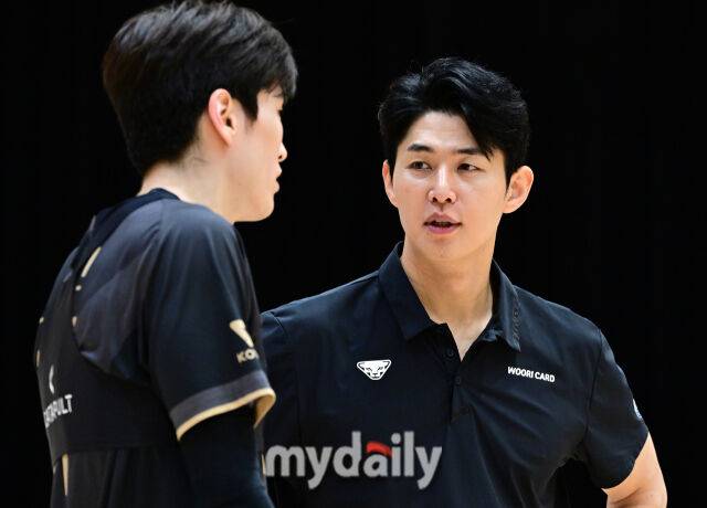 지태환 코치가 우리카드에서 새로운 출발을 알렸다./유진형 기자