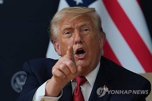 트럼프 대통령. AP=연합뉴스.