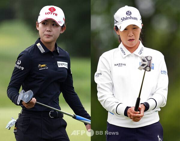 2026년 미국여자프로골프(LPGA) 투어 마이어 LPGA 클래식에 출전한 황유민, 임진희 프로. 사진제공=ⓒAFPBBNews = News1 (사진을 무단으로 사용하지 마십시오.)