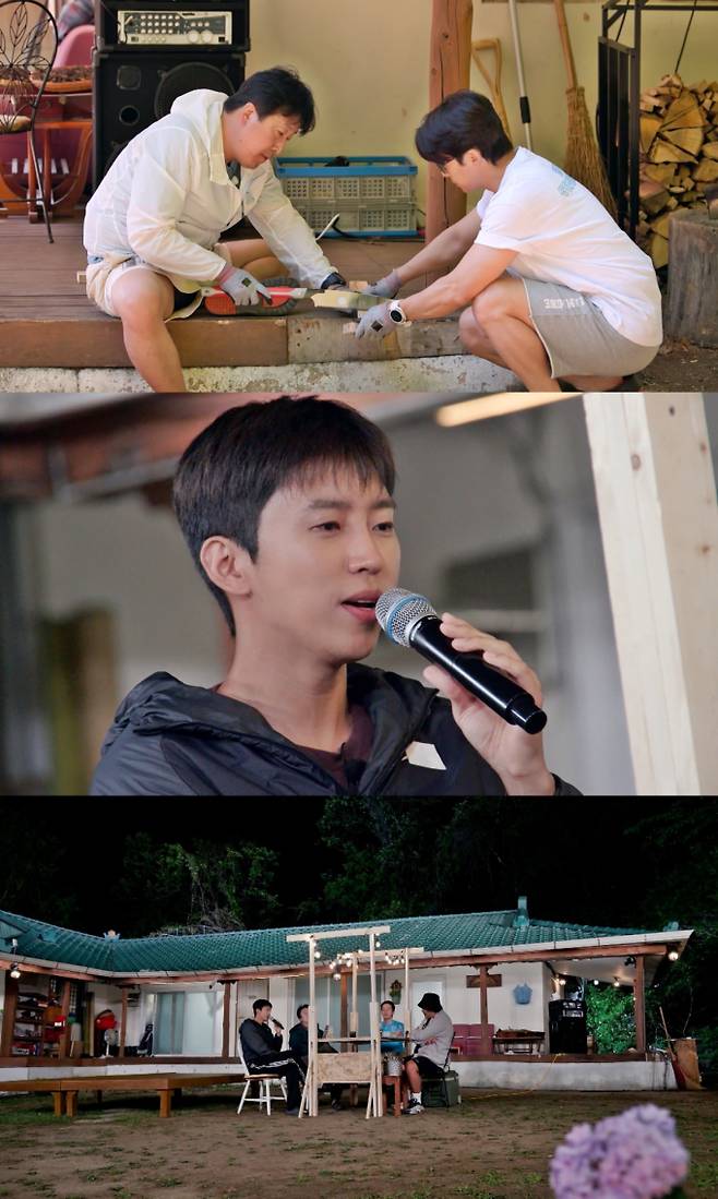 ‘산골총각 영웅’ 임영웅, 반려견 시월이와 산골 호스트 변신 (제공: SBS ‘산골총각 영웅’ (High Valley, Top Hero))