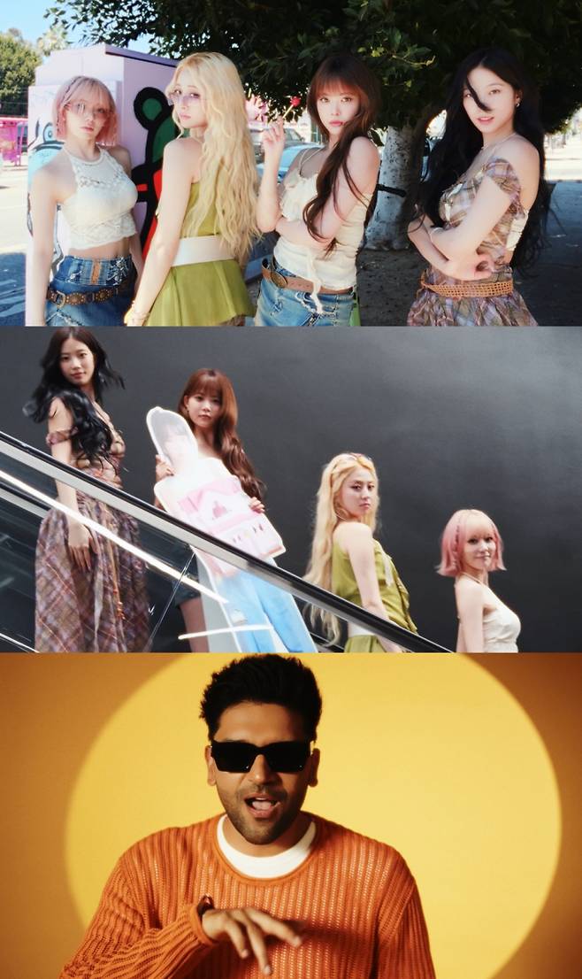 르세라핌, 인도 ‘구루 란다와’와 특별 협업 (LE SSERAFIM (르세라핌) 'BOOMPALA (feat. GURU RANDHAWA)' Official Film 갈무리, 쏘스뮤직)