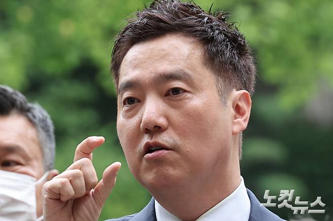 배우 김수현의 명예를 훼손한 혐의를 받는 김세의. 류영주 기자