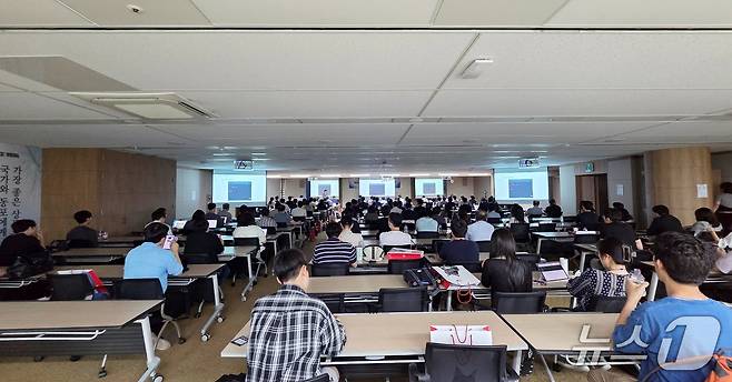 한국수의재활학회는 5일 유한양행에서 '2026년도 제1차 학술대회'를 열었다. ⓒ 뉴스1