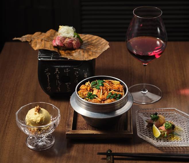 The Lounge's luxury boyangsik (Park Hyatt Seoul)