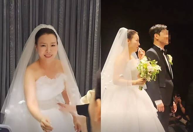 박은영의 결혼식 현장이 공개됐다./사진=조수연 SNS