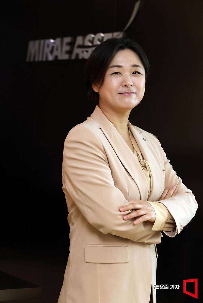 박연주 미래에셋증권 리서치센터장이 서울 중구 을지로 본사에서 아시아경제와 인터뷰 하고 있다. 조용준 기자