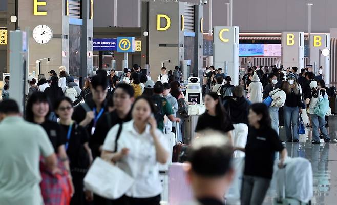 지난달 16일 인천국제공항 출국장의 모습. 사진=뉴스1