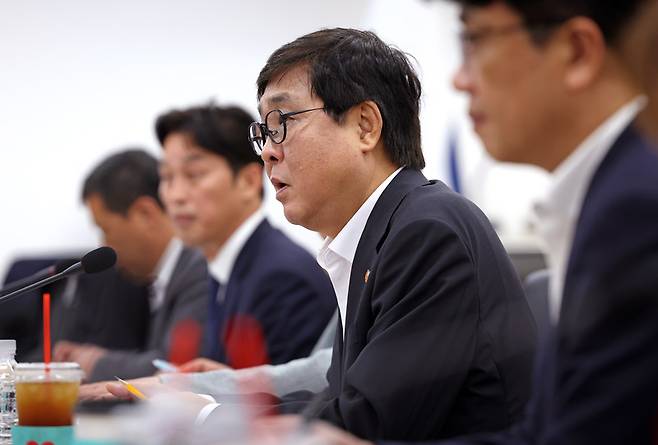 발언하는 최휘영 문체부 장관 / 사진=연합뉴스
