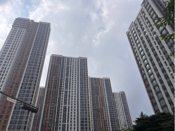 ▲다산역 인근 아파트 대단지 전경. 사진=고해람 인턴기자