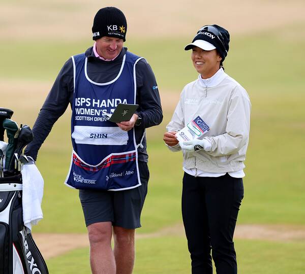 2026년 미국여자프로골프(LPGA) 투어 ISPS 한다 스코틀랜드 여자오픈에 출전한 신지은 프로가 2라운드에서 경기하는 모습이다. 사진제공=LPGA_Getty (사진을 무단으로 사용하지 마십시오.)
