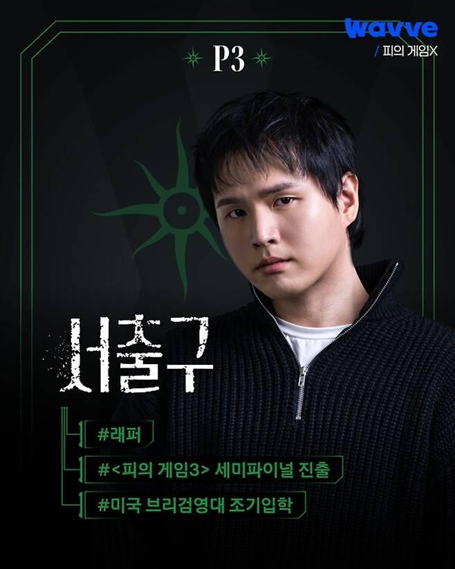 '피의 게임X' 출연자 서출구. 웨이브 제공