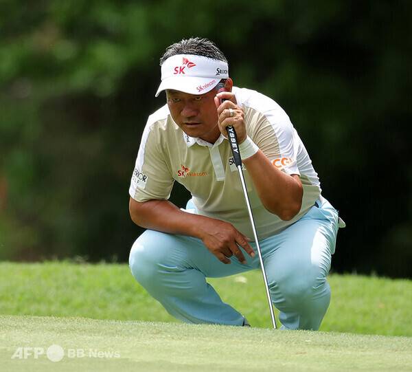 미국프로골프(PGA) 챔피언스투어 '시니어 브리티시 오픈'으로 불리는 2026년 ISPS 한다 시니어 오픈 챔피언십에 출전한 최경주 프로. 사진제공=ⓒAFPBBNews = News1