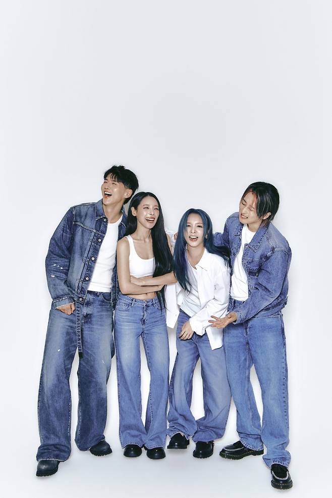 왼쪽부터 BM, 전소민, 전지우, 제이셉(사진=DSP미디어)