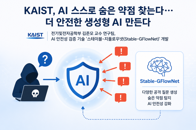 스테이블-지플로우넷 기술 개념도를 AI로 그린 일러스트. KAIST 제공.