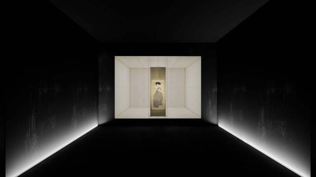 미인도 상설전시실 '아름다운 사람이 있는 방, 미인도실' 공간(조감도). 대구간송미술관 제공