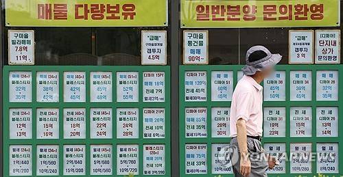 세제개편 임박에 서울 아파트값 2주 연속 상승 둔화
(서울=연합뉴스) 김인철 기자 = 정부의 세제개편안 발표를 앞두고 강남권과 용산구 등 고가주택이 많은 곳에서 관망세가 짙어지고 있는 31일 서울 강남구의 한 부동산중개업소 모습. 2026.7.31
yatoya@yna.co.kr
(끝)