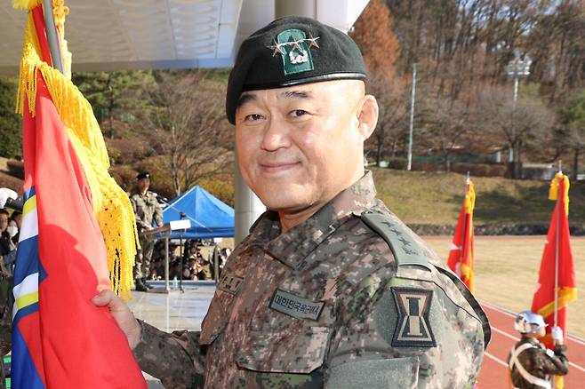 한기성 제1군단장. 연합뉴스