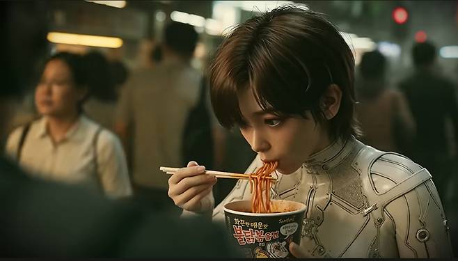 시프트업은 신작 '스텔라 블레이드: 블러드 레인' 뮤직비디오에 영상 생성 AI를 활용했다 . / 이미지='워너 비 인 러브' 영상