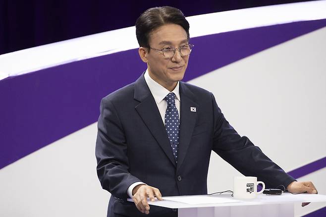 김민석 더불어민주당 당대표 후보. 연합뉴스