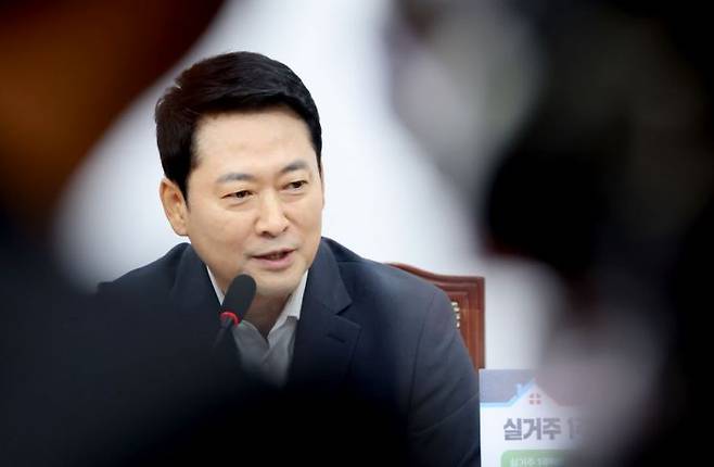 장동혁 국민의힘 대표가 지난 7일 국회에서 부동산 정책 정상화 특위 관련 발언을 하고 있다. 연합뉴스