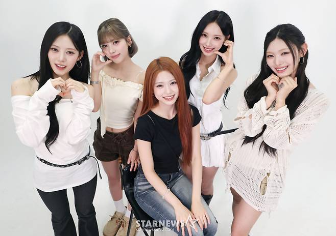 걸그룹 리센느(RESCENE) 메이, 원이, 리브, 미나미, 제나 /사진=이동훈 기자