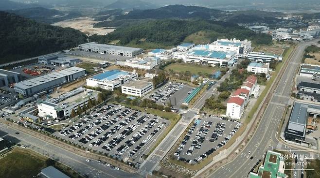 연동면 명학산단에 위치한 삼성전기 세종사업장 전경. 뉴시스
