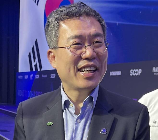 대한당구연맹 서수길 회장. 연합뉴스