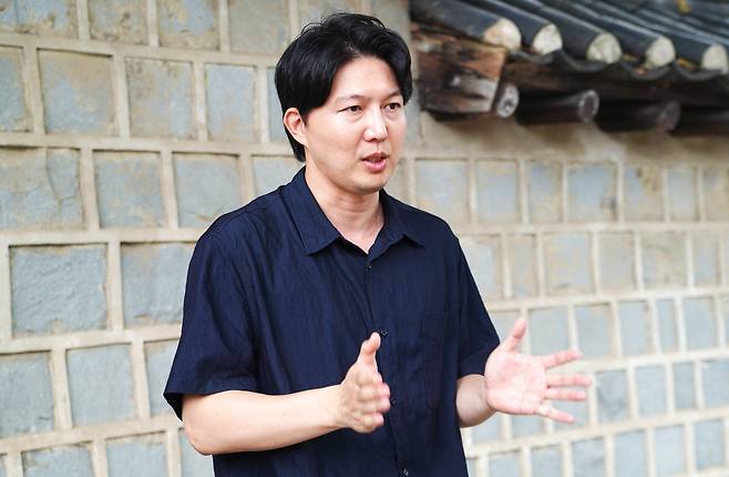 3D 데이터 병목 현상에 대해 설명 중인 김 대표. /더비비드